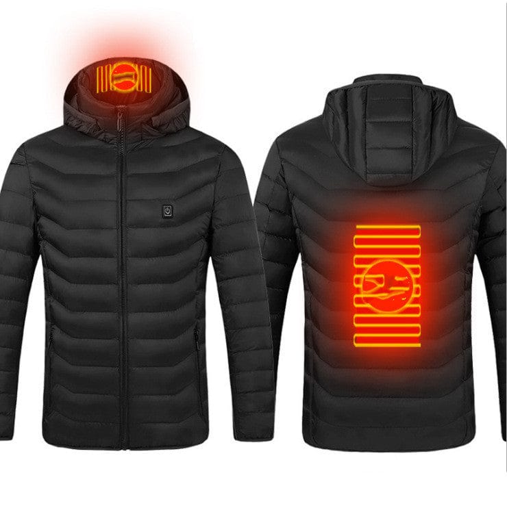 Nouveau Veste chauffante manteau USB veste électrique manteau en coton chauffage vetement thermique gilet chauffant vetement homme hiver