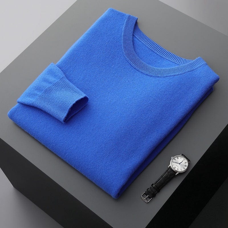 Men's Round Neck Pure Cashmere Shirt New Autumn And Winter Sweater