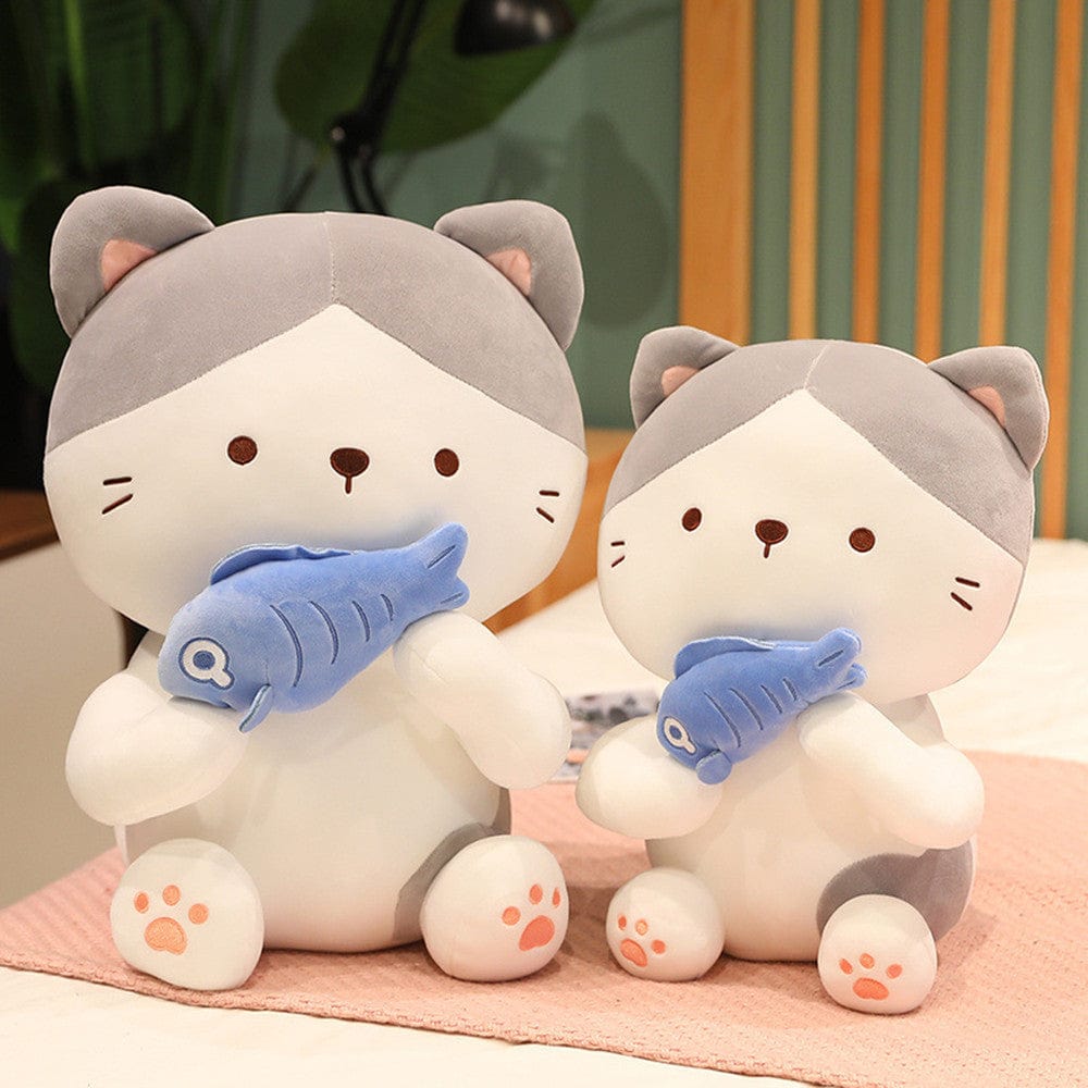 Cute Cat Doll Plush Toy Girl Hugging And Sleeping