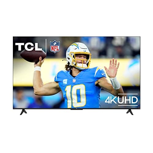 TCL Smart TV LED Class S4 4K de 50 pulgadas con Roku TV (50S450R, modelo 2023), Dolby Vision, HDR, Dolby Atmos, funciona con Alexa, Google Assistant y compatibilidad con Apple HomeKit, transmisión de televisión UHD 