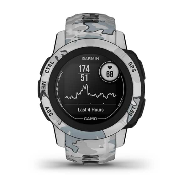 Garmin Instinct 2 Solar, edición táctica, reloj GPS para exteriores, capacidades de carga solar, compatibilidad con múltiples GNSS, enrutamiento Trackback, negro 