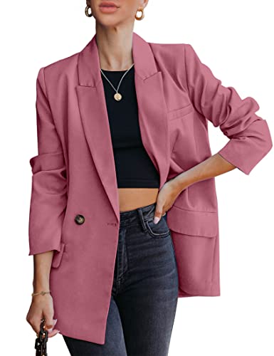 luvamia Blazer Jackets for Women Work Casual Office Long Sleeve Fashion Dressy Business Outfits