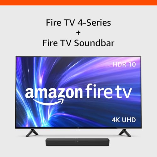 Téléviseur intelligent Amazon Fire TV 50" série 4 4K UHD, diffusez la télévision en direct sans câble