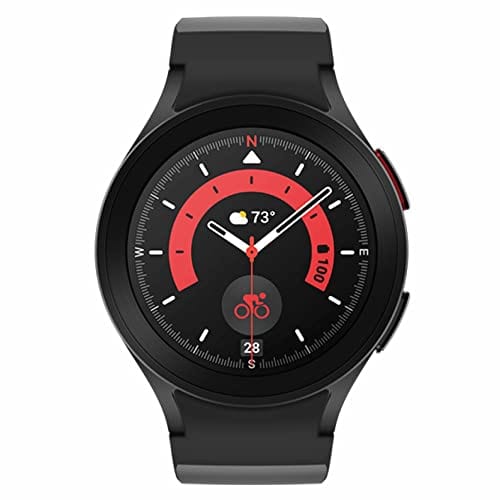 Montre intelligente Samsung Galaxy Watch 5 Pro 45 mm avec GPS, fréquence cardiaque, suivi de la condition physique - Titane, verre saphir, batterie améliorée 