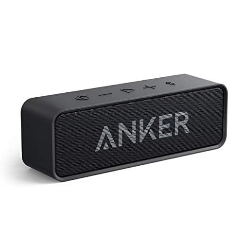 Haut-parleur Bluetooth Anker Soundcore amélioré avec étanchéité IPX5, son stéréo, autonomie de 24 heures, haut-parleur portable sans fil pour iPhone, Samsung et plus 