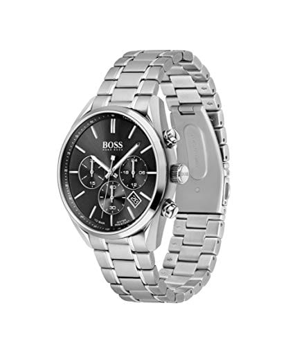 BOSS Montre chronographe à quartz pour homme – Moderne – Résistante à l'eau 