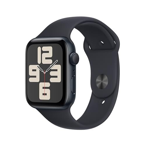 Apple Watch SE (2e génération) [GPS 40 mm] Montre intelligente avec boîtier en aluminium minuit et bracelet sport minuit S/M. Suivi de la condition physique et du sommeil, détection des accidents, moniteur de fréquence cardiaque 