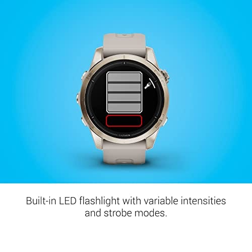 Garmin epix Pro (Gen 2) Sapphire Edition, 51 mm, montre intelligente haute performance, technologie d'entraînement avancée, lampe de poche intégrée, noir 