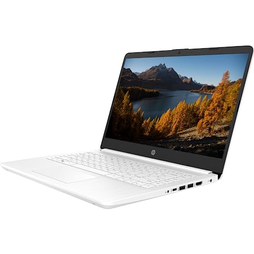 Laptop portátil HP, para estudiantes y empresas, pantalla HD de 14", Intel Quad-Core N4120, 16 GB DDR4 RAM, 64 GB eMMC, 1 año de Office 365, cámara web, RJ-45, HDMI, Wi-Fi, Windows 11 Home, plateado 