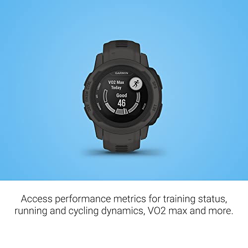 Garmin Instinct 2 Solar, Tactical-Edition, GPS Outdoor Watch, Solar Charging Capabilities, Multi-GNSS Support, Tracback Routing, Black