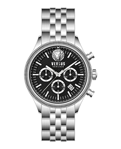 Versus Versace Colonne Chrono Collection Luxury Mens Watch Timepiece