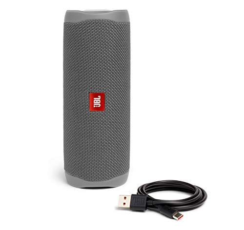 JBL FLIP 5, Altavoz Bluetooth portátil resistente al agua, Negro, Pequeño 