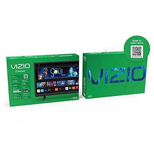 VIZIO 24-inch D-Series Full HD 1080p Smart TV with Apple AirPlay and Chromecast Built-in, Alexa Compatibility, D24f-J09, 2022 Model