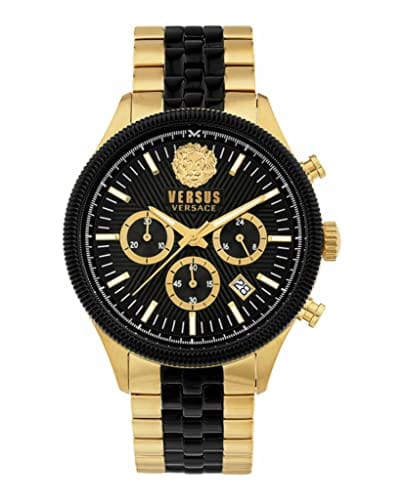 Versus Versace Colonne Chrono Collection Luxury Mens Watch Timepiece