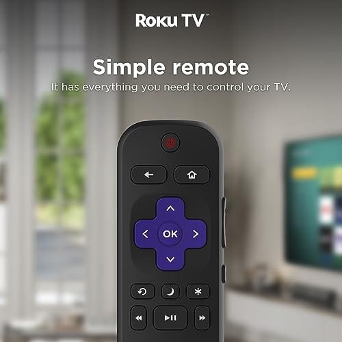 Hisense Téléviseur intelligent Roku 4K UHD série R6 de 50 pouces avec compatibilité Alexa, Dolby Vision HDR, son DTS Studio, mode jeu (50R6G), noir 