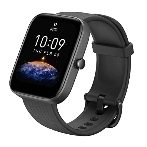 Amazfit Bip 5 Unity Montre connectée avec suivi d'activité physique avec batterie de 11 jours, plus de 120 modes sportifs, surveillance de la santé, cadrans personnalisables, compatible avec Android et iPhone, charbon de bois 