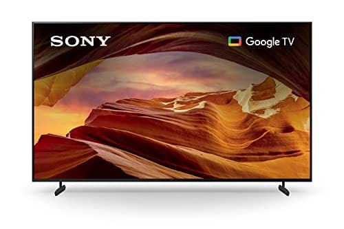 Sony 85 Pulgadas 4K Ultra HD TV Serie X77L: LED Smart Google TV KD85X77L - Modelo 2023, Negro