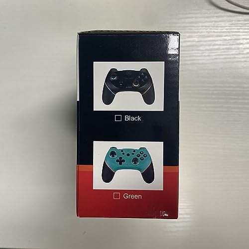 Diswoe Contrôleur sans fil amélioré pour Switch/Lite/OLED Pro Contrôleur pour Switch Remote Joystick Gamepad Prend en charge le réveil, l'axe gyroscopique, le turbo, la double vibration et la fonction de capture d'écran 