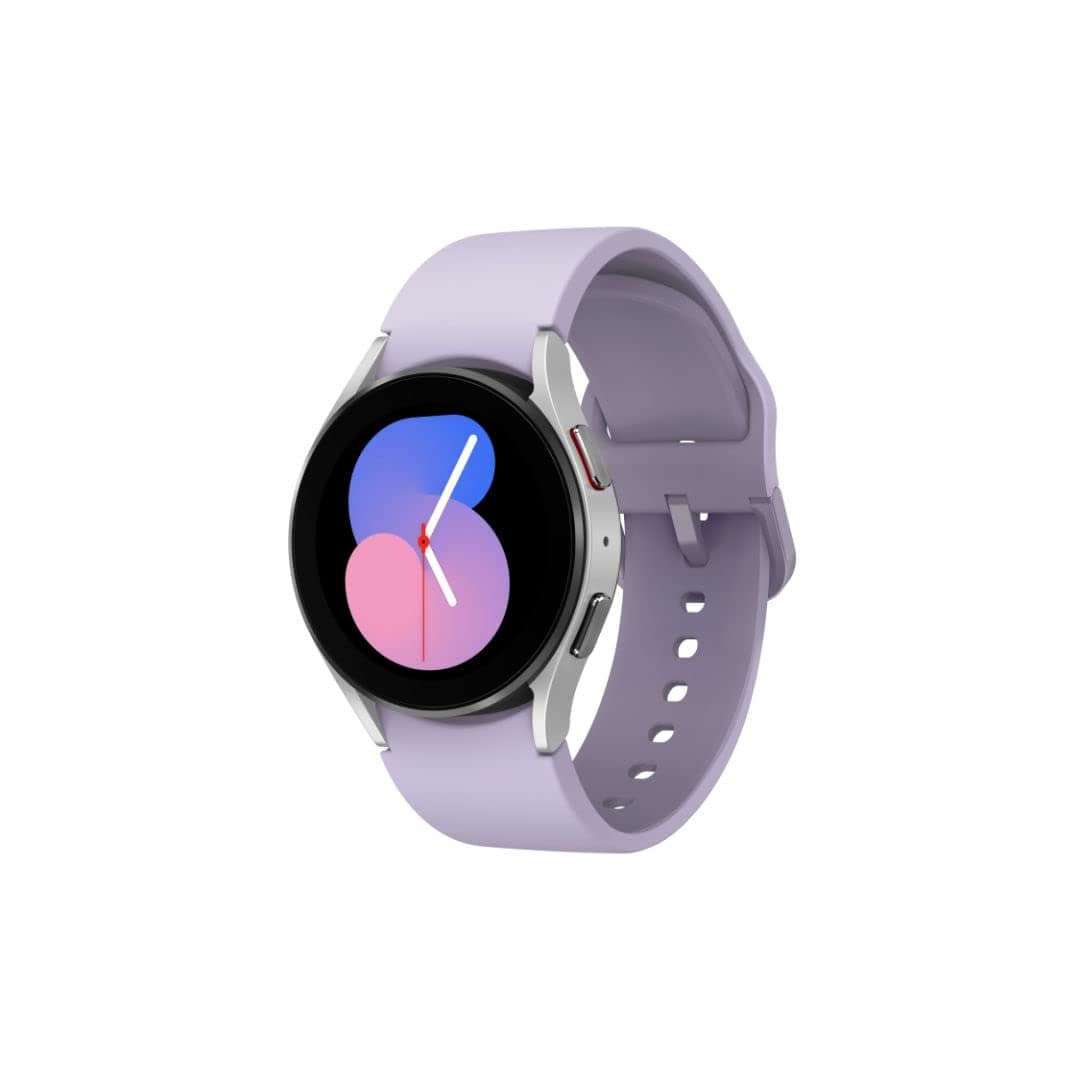 SAMSUNG Galaxy Watch 5 Montre intelligente Bluetooth 44 mm avec suivi du corps, de la santé, de la forme physique et du sommeil, batterie améliorée, verre saphir, suivi GPS amélioré, version américaine, gris (renouvelé) 