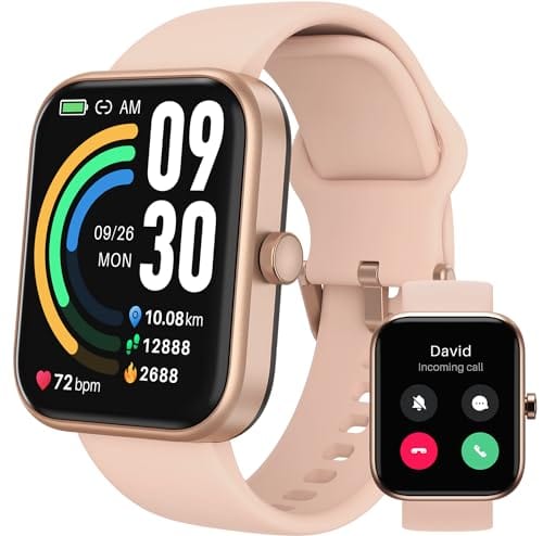 TOZO 2024 Nouvelle montre intelligente améliorée pour hommes et femmes pour iPhone et Android, 1,83" Tracker d'activité Appel Bluetooth [Réponse/Faire], étanche IP68 avec moniteur de fréquence cardiaque/SpO2/Sommeil, plus de 100 modes sportifs 