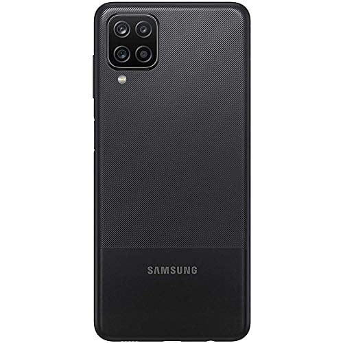 Samsung Galaxy A12 (32 Go, 3 Go) 6,5" HD+, quad caméra, batterie 5 000 mAh, Global 4G Volte (AT&amp;T débloqué pour T-Mobile, Verizon, Metro) A125U (noir) (renouvelé) 