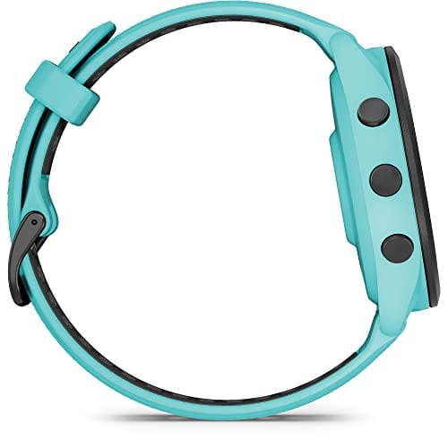 Reloj inteligente para correr Garmin Forerunner 265, pantalla AMOLED colorida, métricas de entrenamiento e información de recuperación, Whitestone y Tidal Blue 