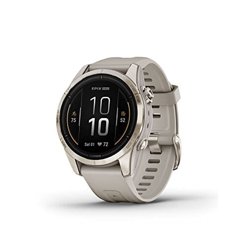 Garmin epix Pro (Gen 2) Sapphire Edition, 51 mm, montre intelligente haute performance, technologie d'entraînement avancée, lampe de poche intégrée, noir 