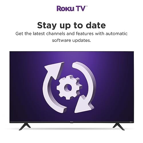 Hisense Téléviseur intelligent Roku 4K UHD série R6 de 50 pouces avec compatibilité Alexa, Dolby Vision HDR, son DTS Studio, mode jeu (50R6G), noir 