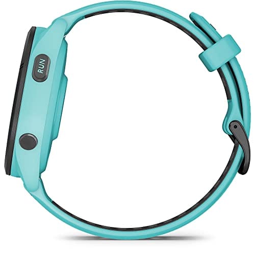 Reloj inteligente para correr Garmin Forerunner 265, pantalla AMOLED colorida, métricas de entrenamiento e información de recuperación, Whitestone y Tidal Blue 