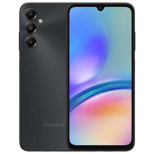 Samsung Galaxy A05s (SM-A057M/DS), 128 GB 4 GB RAM, Dual SIM, GSM desbloqueado de fábrica, versión internacional (paquete de cargador de pared) (violeta claro) 