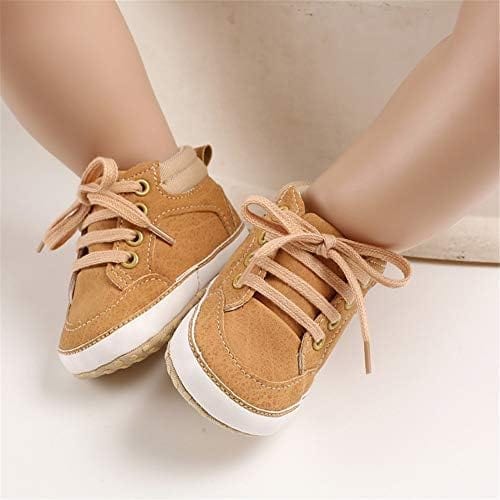 Meckior Toddler Baby Boys Girls High Tops Ankle Sneakers Soft Anti-Slip Sole PU Leather Moccasins Infant Newborn Prewalker First Walking Crib Shoes Xpress