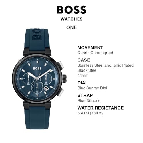 Reloj cronógrafo de cuarzo para hombre BOSS - Moderno - Resistente al agua 