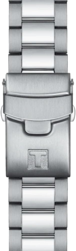 Tissot Seastar 1000 Reloj de cuarzo suizo con cronógrafo de cuarzo y caja de acero inoxidable 316L, gris, acero inoxidable, 22 (T1204171104103) 