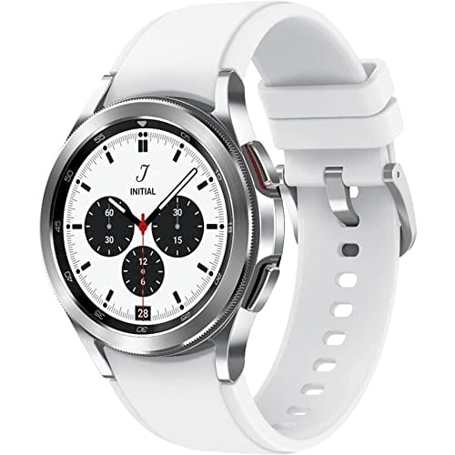 Samsung Electronics Galaxy Watch 4 Classic 46 mm Montre intelligente avec moniteur ECG pour la santé, le fitness, la course à pied, les cycles de sommeil, détection de chute GPS, Bluetooth, version américaine, noir (renouvelé) 