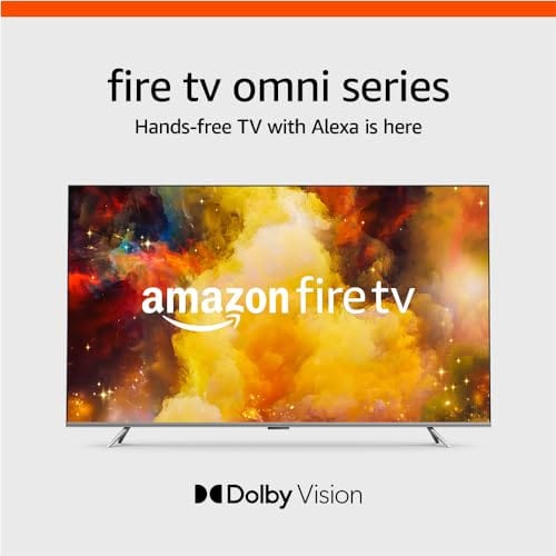 Téléviseur intelligent Amazon Fire TV 75" Omni Series 4K UHD avec Dolby Vision, mains libres avec Alexa