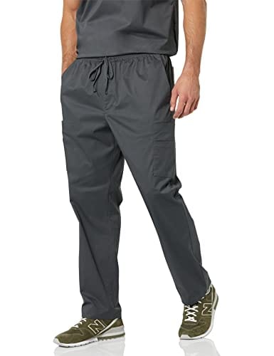 Amazon Essentials Men's Elastic Drawstring Waist Scrub Pant