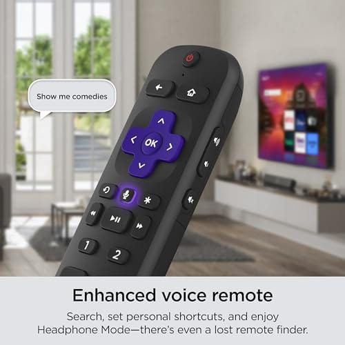 Roku 50" Select Series 4K HDR Smart RokuTV with Enhanced Voice Remote, Brilliant 4K Picture, Automatic Brightness, and Seamless Streaming