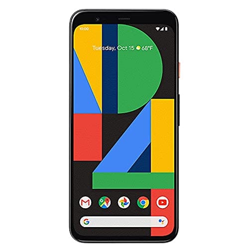 Google Pixel 4, 64GB, Just Black - Unlocked (Renewed)