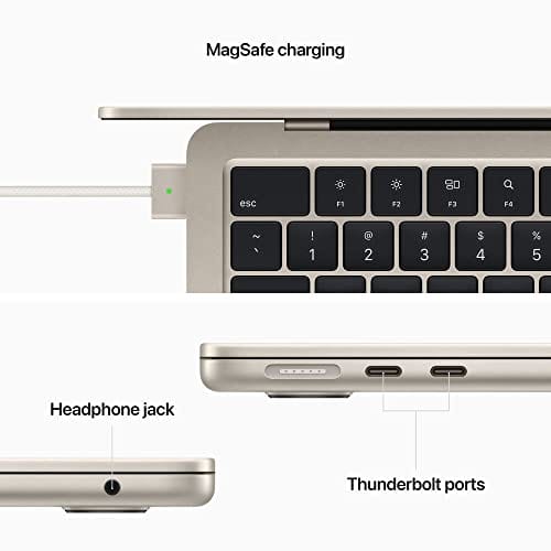 2022 Apple MacBook Air Laptop with Apple M2 chip (13.6-inch, 8GB RAM, 256GB SSD Storage) Midnight (Renewed)