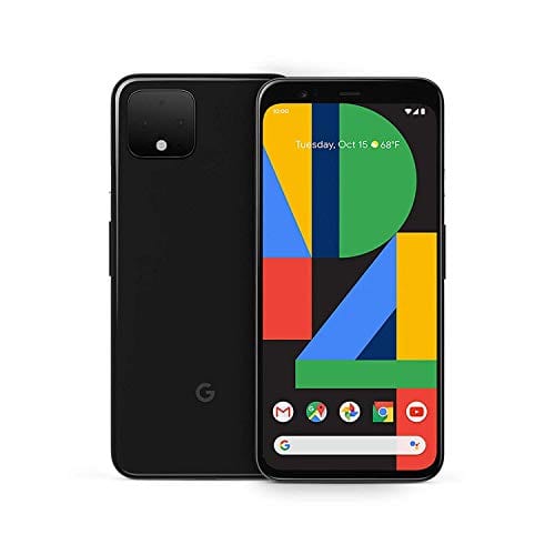 Google Pixel 4, 64GB, Just Black - Unlocked (Renewed)