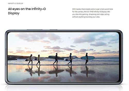 Samsung Galaxy S20 FE 5G (128 Go, 6 Go) 6,5" AMOLED, Snapdragon 865, résistant à l'eau IP68, 5G Volte entièrement débloqué (T-Mobile, Verizon, Sprint, AT&amp;T) G781U (Cloud Navy) (renouvelé) 