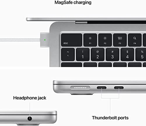 2022 Apple MacBook Air Laptop with Apple M2 chip (13.6-inch, 8GB RAM, 256GB SSD Storage) Midnight (Renewed)