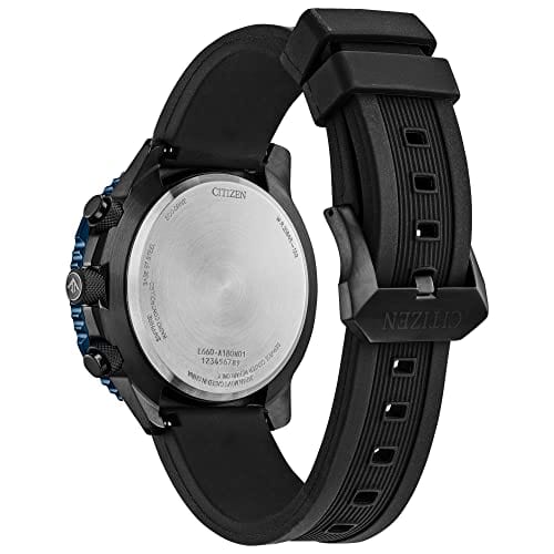 Citizen Reloj cronógrafo piloto Promaster Air Eco-Drive para hombre, tecnología de cronometraje atómico, hora de 12/24 horas, indicador de reserva de marcha, manecillas y marcadores luminosos, cristal de zafiro 