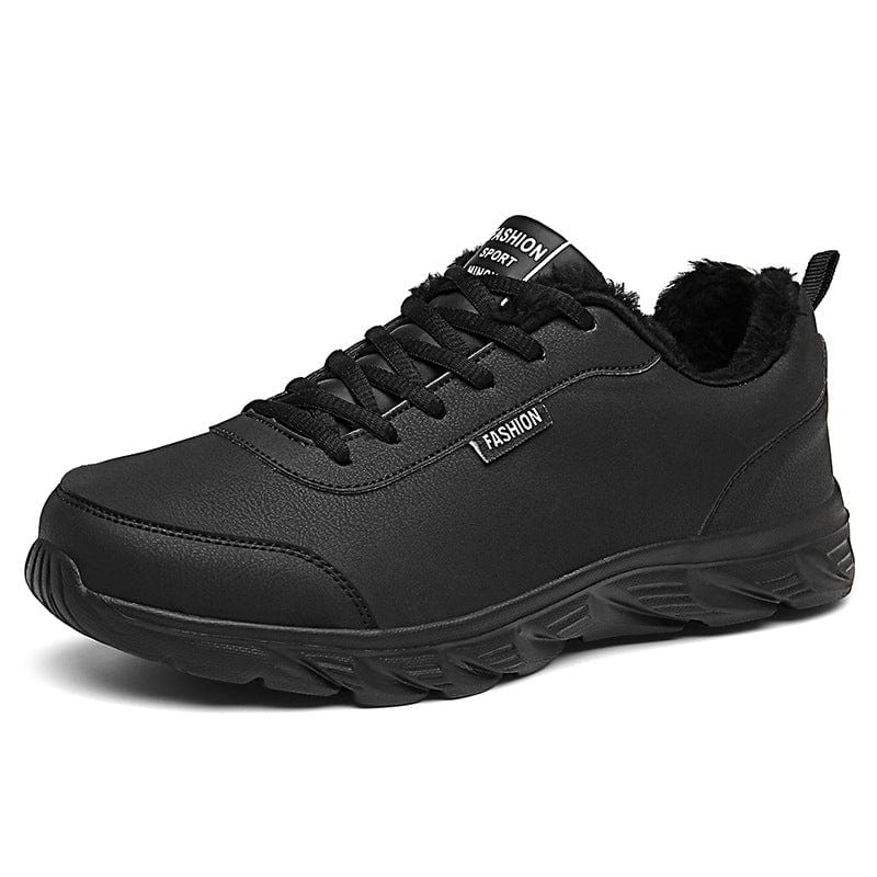 Zapatillas de deporte para hombre Zapatos deportivos cálidos de invierno con felpa