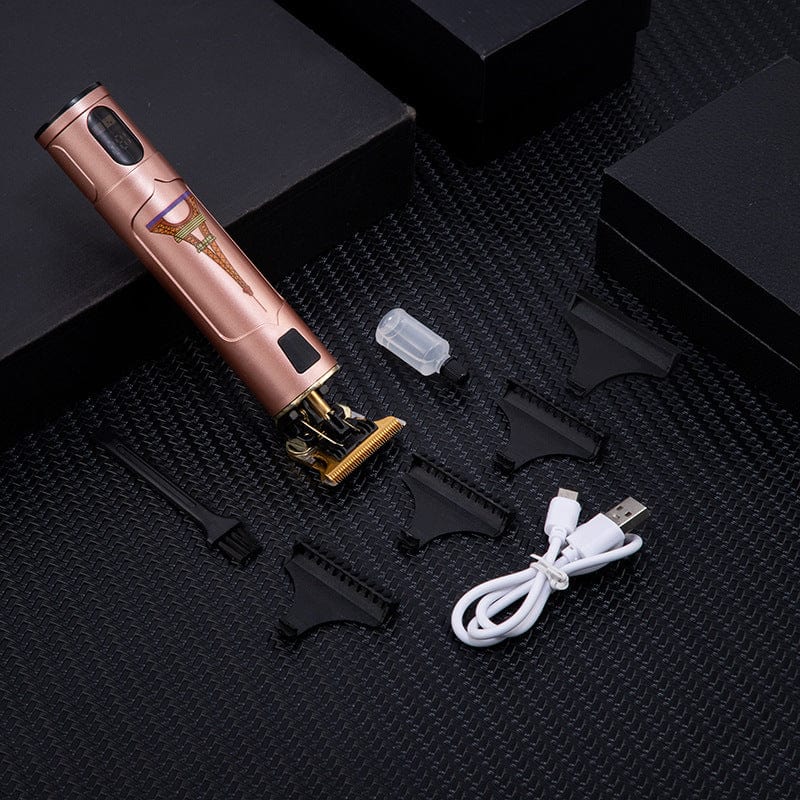 Oil Head Electric Clipper Household Electric Hair Clipper Shaving Head LCD Digital Display