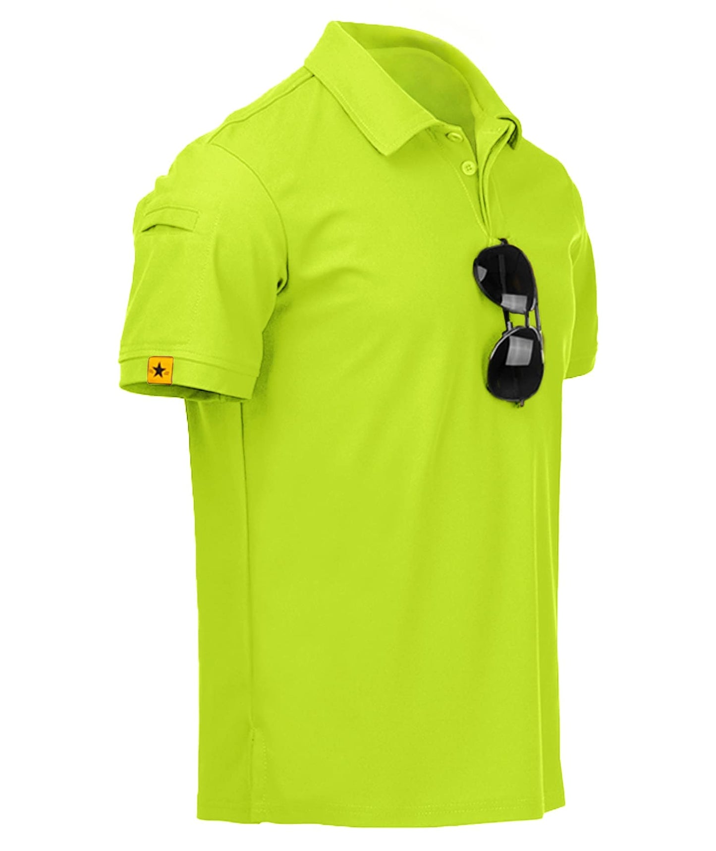 V VALANCH Mens Polo Shirts Short Sleeve Moisture Wicking Golf Polo Athletic Collared Shirt Tennis T-Shirt Tops