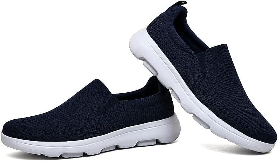 TIOSEBON Men's Mesh Slip On Walking Shoes Loafers-Comfortable Lightweight Work Drving Tennis Shoes Xpress