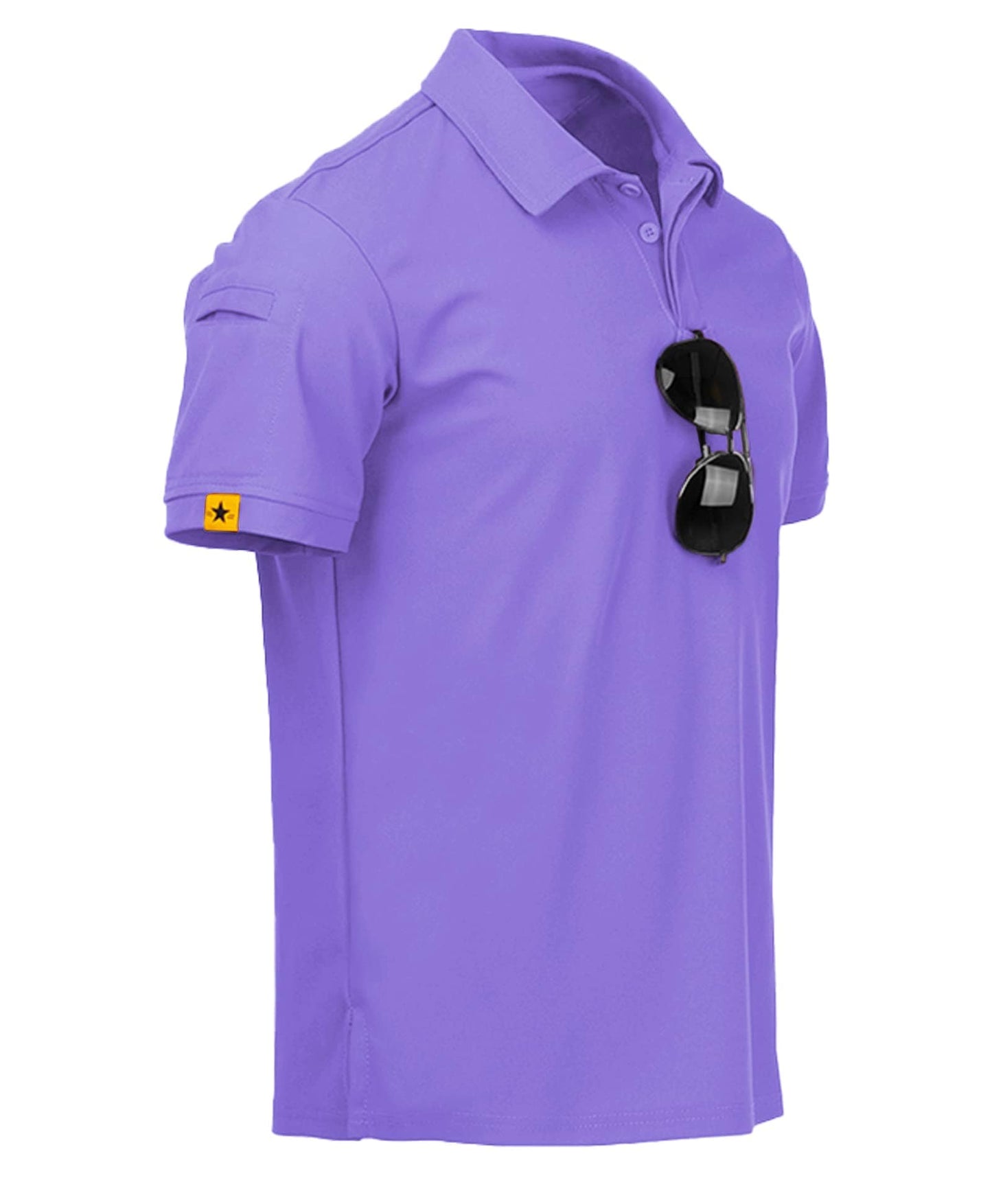 V VALANCH Mens Polo Shirts Short Sleeve Moisture Wicking Golf Polo Athletic Collared Shirt Tennis T-Shirt Tops