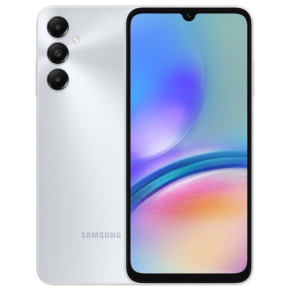 Samsung Galaxy A05s (SM-A057M/DS), 128 GB 4 GB RAM, Dual SIM, GSM desbloqueado de fábrica, versión internacional (paquete de cargador de pared) (violeta claro) 