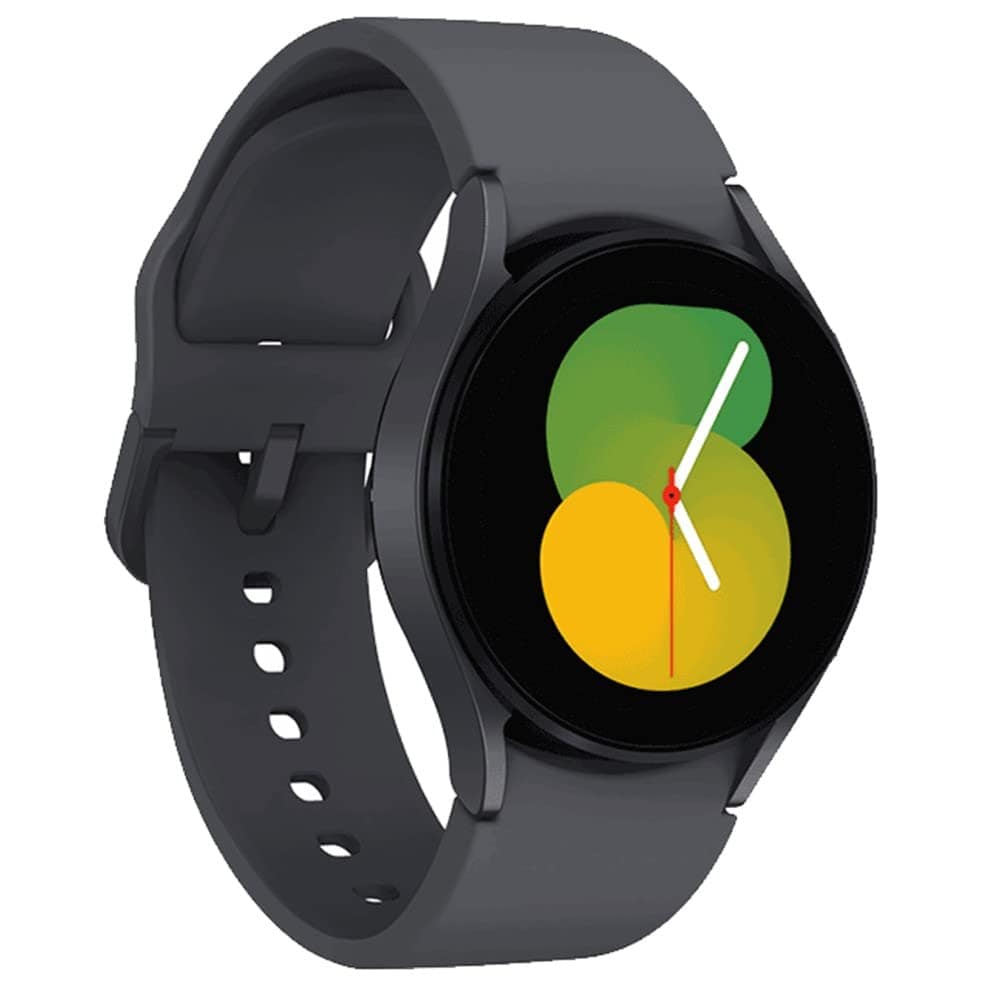 SAMSUNG Galaxy Watch 5 Montre intelligente Bluetooth 44 mm avec suivi du corps, de la santé, de la forme physique et du sommeil, batterie améliorée, verre saphir, suivi GPS amélioré, version américaine, gris (renouvelé) 